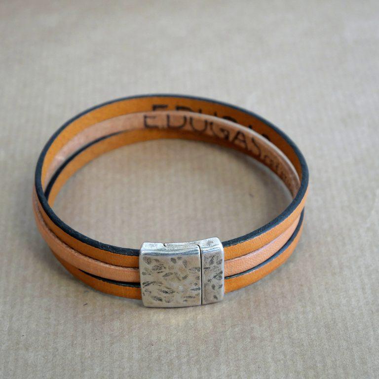 seattle, marron clair, E Dugas, bracelets homme, Blois, Loir-et-Cher, France, bijoutier, créateur