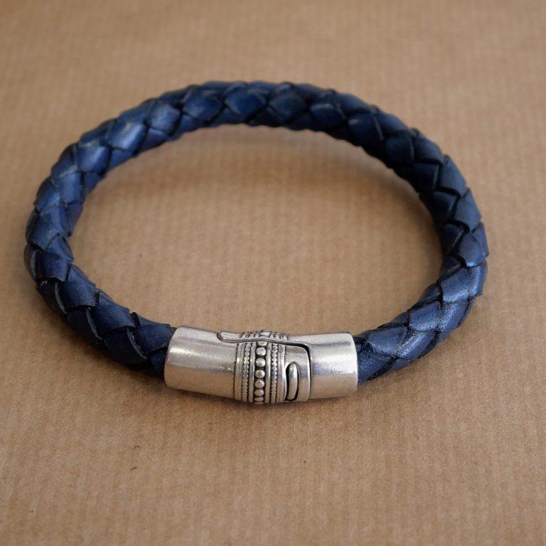 Dalas, bleu marine, E Dugas, bracelets homme, Blois, Loir-et-Cher, France, bijoutier, créateur