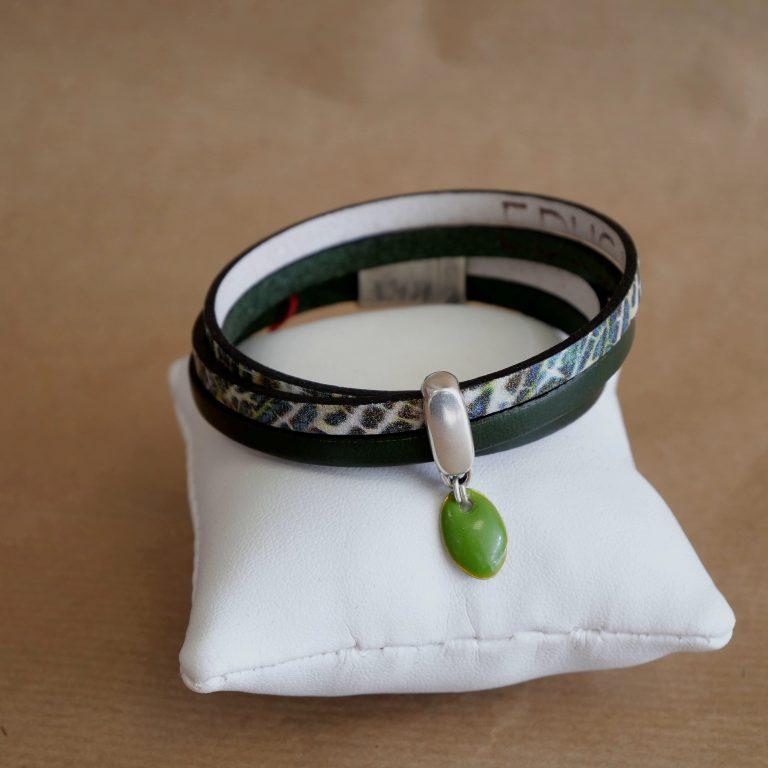 Lanzarote, vert, E Dugas, bracelets femme, Blois, Loir-et-Cher, France, bijoutier, créateur